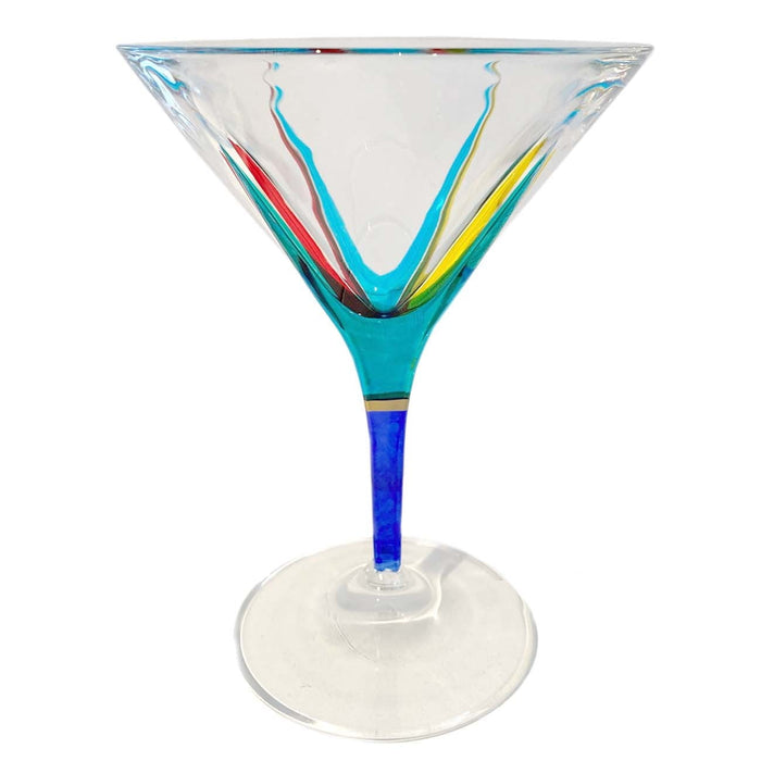 Fusion Martini Glass | Venetian Glass | Trovati Studio