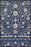 Vinyl Floorcloth - Floral Dickinson (Blue) - Spicher and Company | Trovati