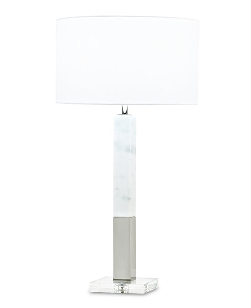 Howard Table Lamp (White Marble) - FlowDécor 