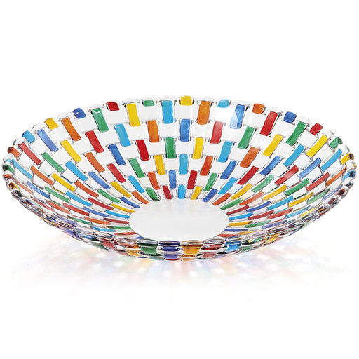 Bossanova Crystal Centerpiece Bowl | Venetian Glass | Trovati Studio