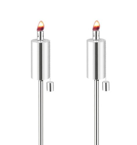 Anywhere Fireplace - Cylinder Garden Outdoor Torches (Set of 2) - Trovati