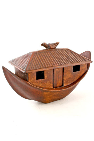 Noah's Ark with Animals (Hand Carved) | African | Trovati Studio