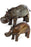 Swahili Recycled Oil Drum Hippo Sculpture-Large - Trovati
