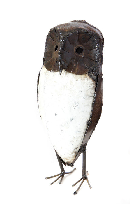 Swahili Recycled Metal Owl Sculptures - Trovati