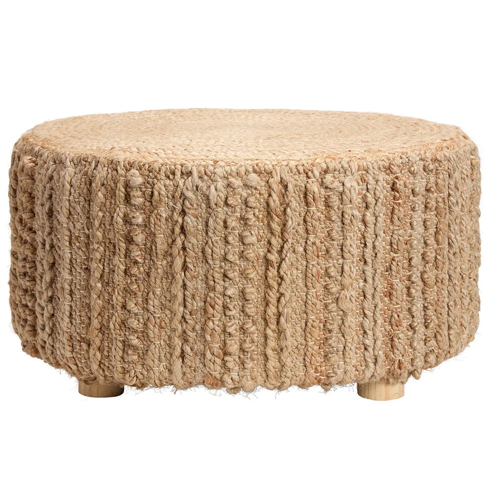 Elm Jute Stool / Pouf