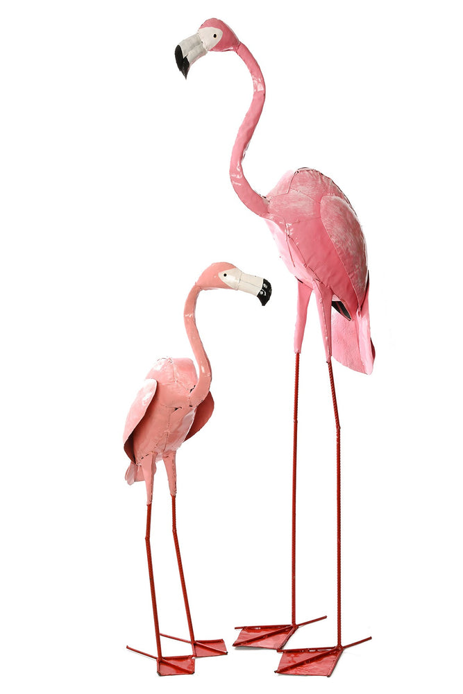 Flamingo Recycled Metal Sculptures | Trovati Studio