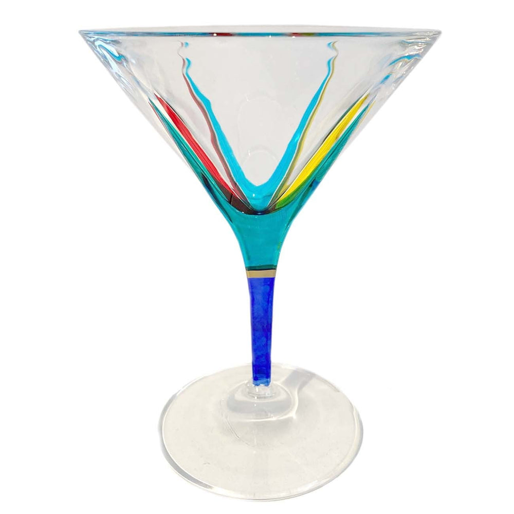 Fusion Martini Glass | Venetian Glass | Trovati Studio