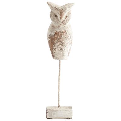 Scoops Owl Sculpture - Small - Cyan Design - Trovati