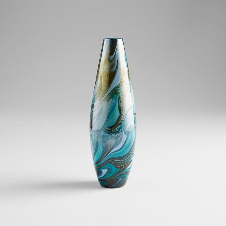 Chalcedony Vase - Cyan Design - Trovati