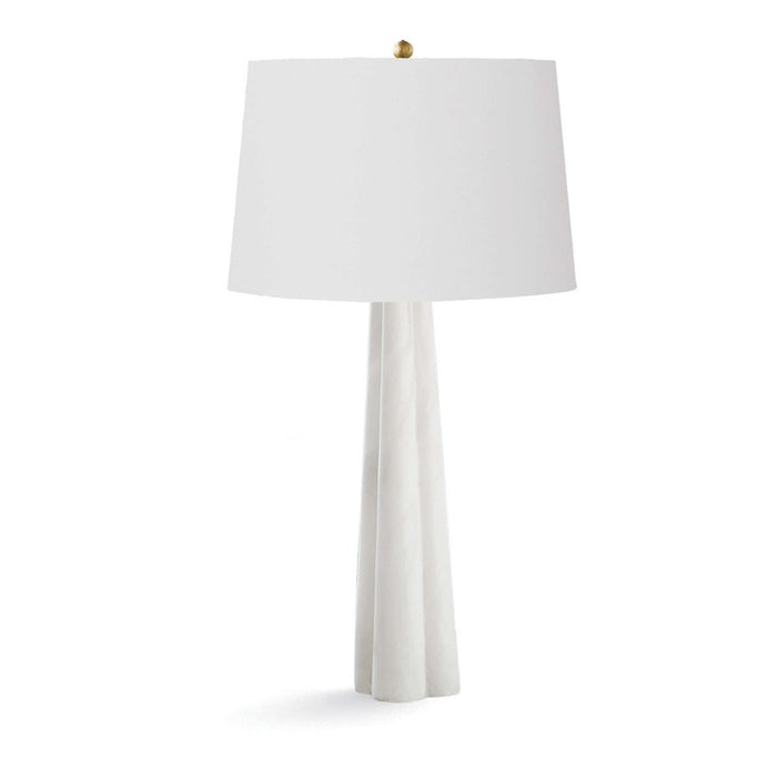 Quatrefoil Alabaster Table Lamp | Regina Andrew | Trovati Studio