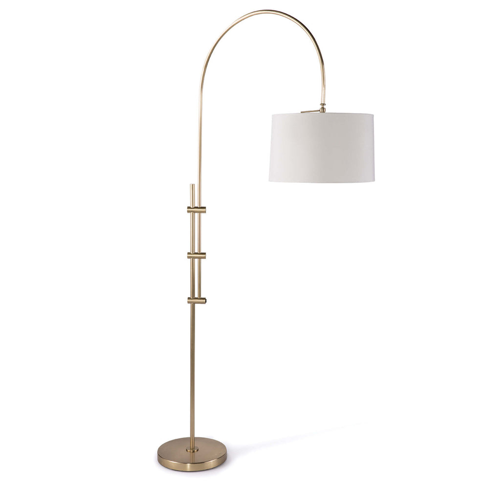 Arc Floor Lamp (Natural Brass) - Regina Andrew Design - Trovati