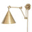 Zag Zag Task Sconce | Extendable Lamp | Regina Andrew | Trovati Studio