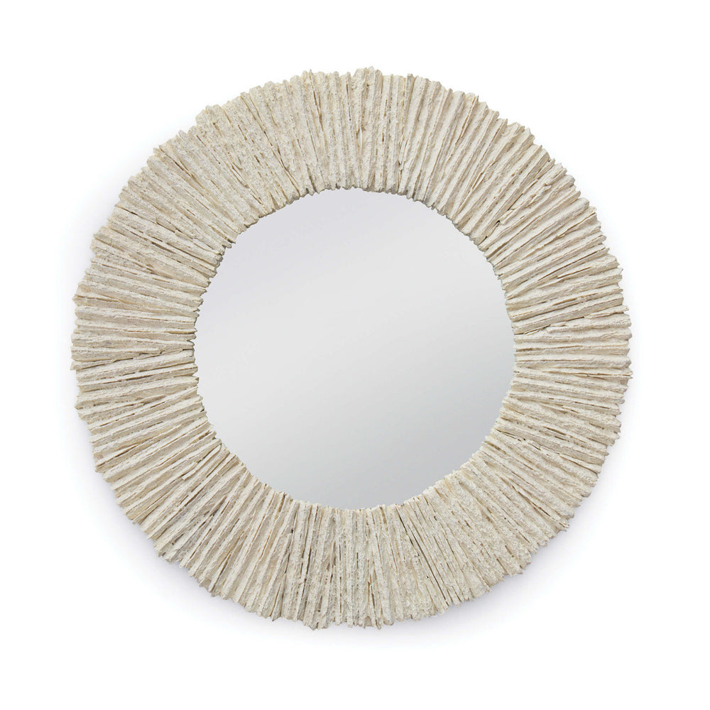 Regina Andrew Design Slate Mirror Round - Natural - Trovati