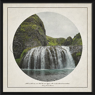 Wilderness Print - Waterfall - Spicher and Company | Trovati Studio
