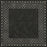 Vinyl Floorcloth -  Wellington - Spicher and Company | Trovati | Black | White | Square