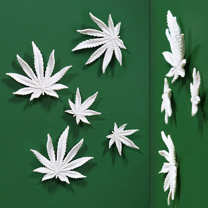 Cannabis Wall Play (Set of 10) - Cream | Trovati Studio