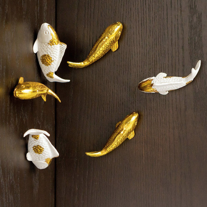 Goldfish Koi Wall Play (Set of 10) - Gold Foil | Trovati Studio