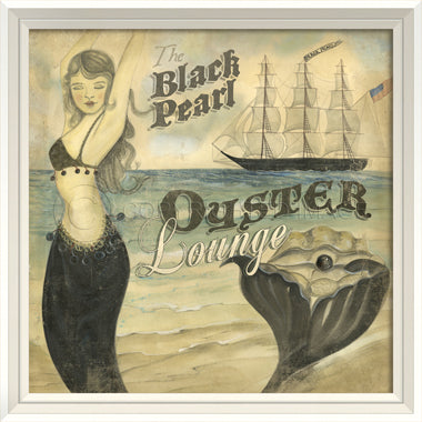 Beach Print - Black Pearl Oyster Lounge - Trovati