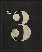 Numbers on Black Wall Print No. 3 - Spicher and Company - Trovati