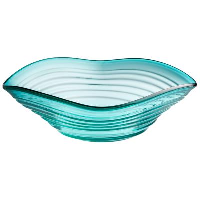 Telesto Bowl | Cyan Design | Trovati Studio | Blue | Aqua | Glass