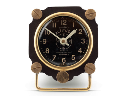 Pendulux Vintage Reproduction Altimeter Table Clock