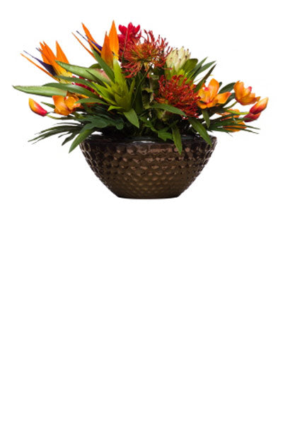 Tropical Botanical Mix in Copper Bowl | Trovati Studio