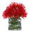 Red Pin Cushion in Glass Botanical | Tropicals | Trovati Studio (Medium) 