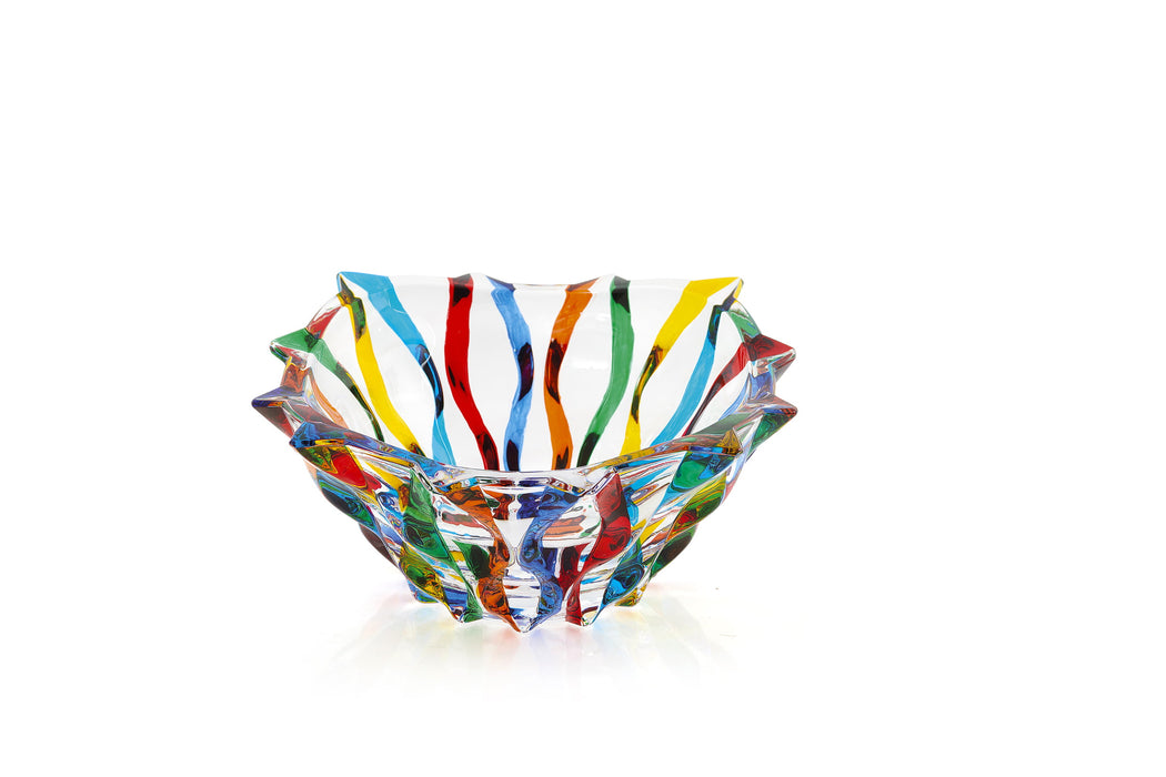 Samba Crystal Bowl | Venetian Glass | Trovati Studio