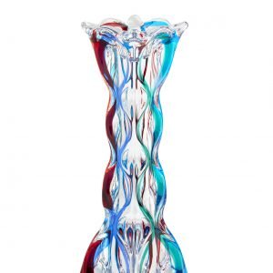 Ocean Crystal Candlesticks | Venetian Crystal | Trovati Studio