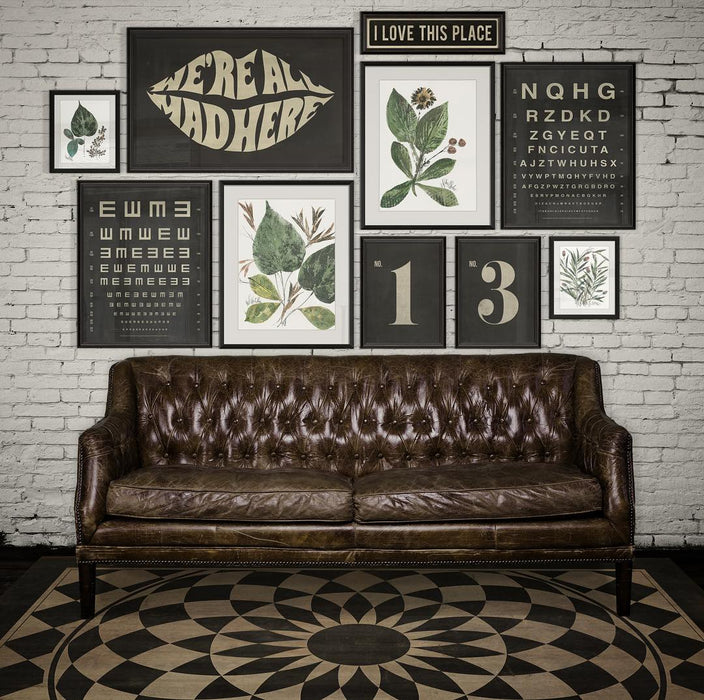 Numbers on Black Wall Prints - Spicher and Company - Trovati