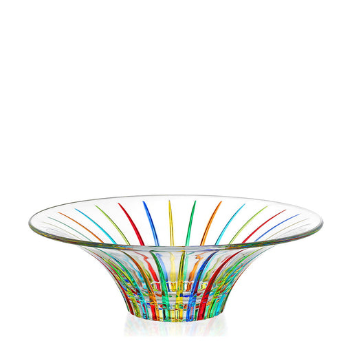 Timeless Crystal Centerpiece Bowl | Venetian Glass | Trovati Studio