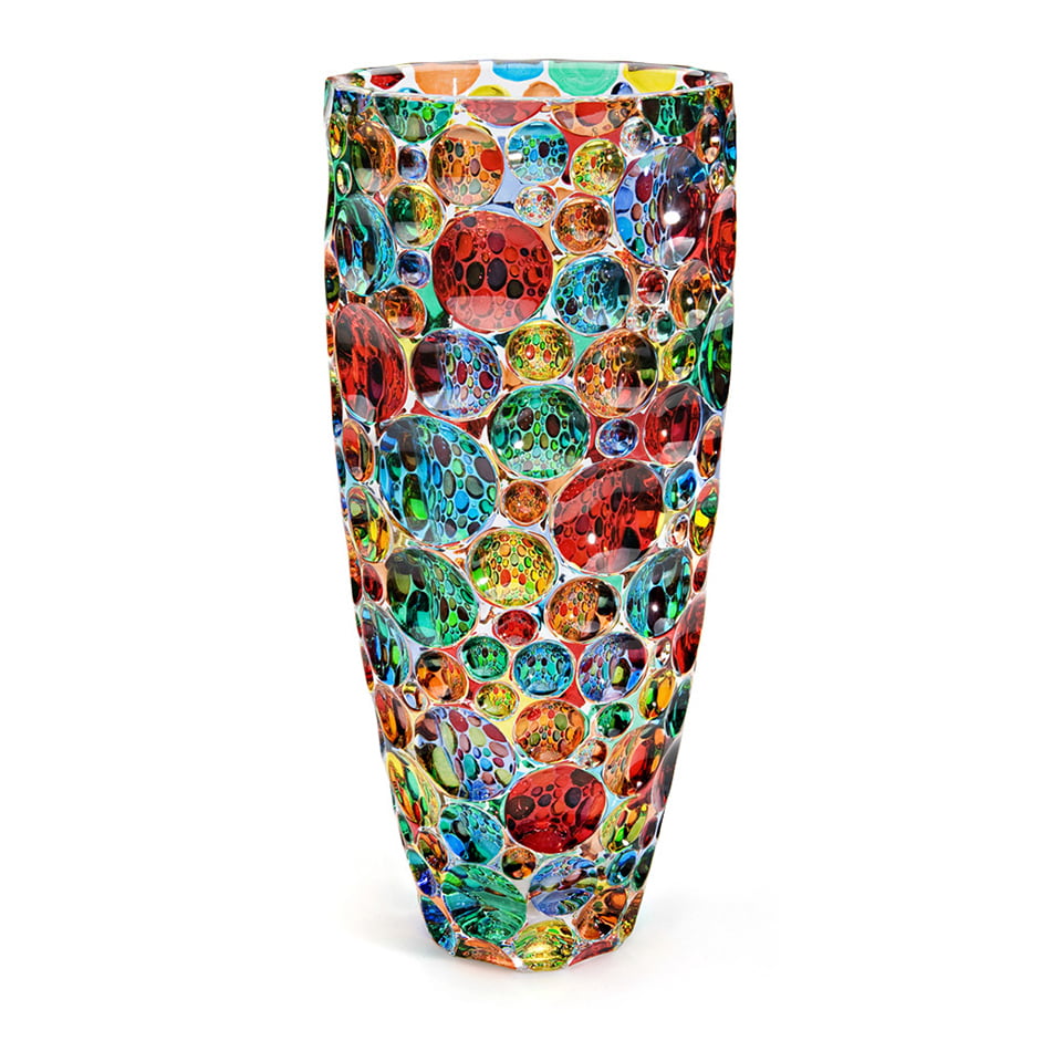 Lisboa Crystal Vase | Venetian Crystal | Trovati Studio
