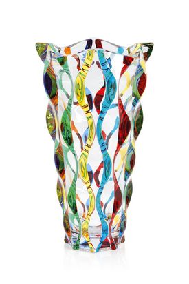 Samba Crystal Vase  | Venetian Glass | Trovati Studio