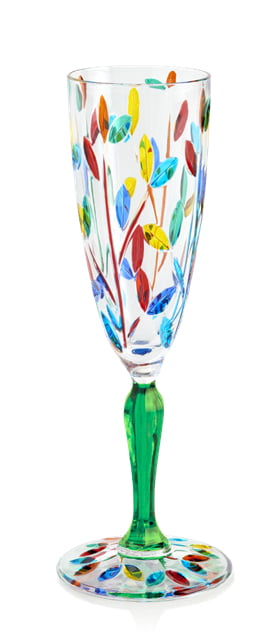 Tree of Life Champagne Flutes | Venetian Glass | Trovati Studio