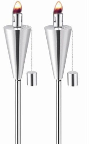 Anywhere Fireplace - Cone Garden Outdoor Torches (Set of 2) - Trovati