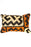 African Congo Raffia Geometric Decorative Pillow | Trovati Studio