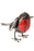 Swahili Small Recycled Metal Robin Sculpture - Trovati