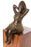 Seaside Stretch Bronze Lady Sculpture