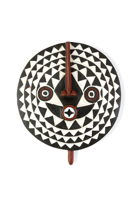 African Wood Sun Mask | Trovati Studio