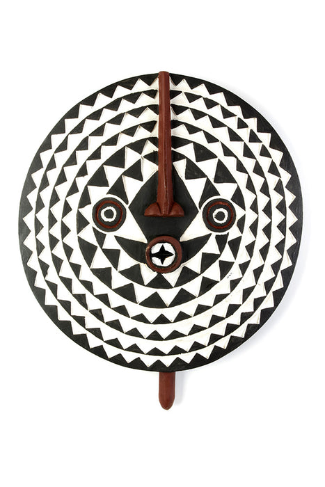 African Wood Sun Mask | Trovati Studio