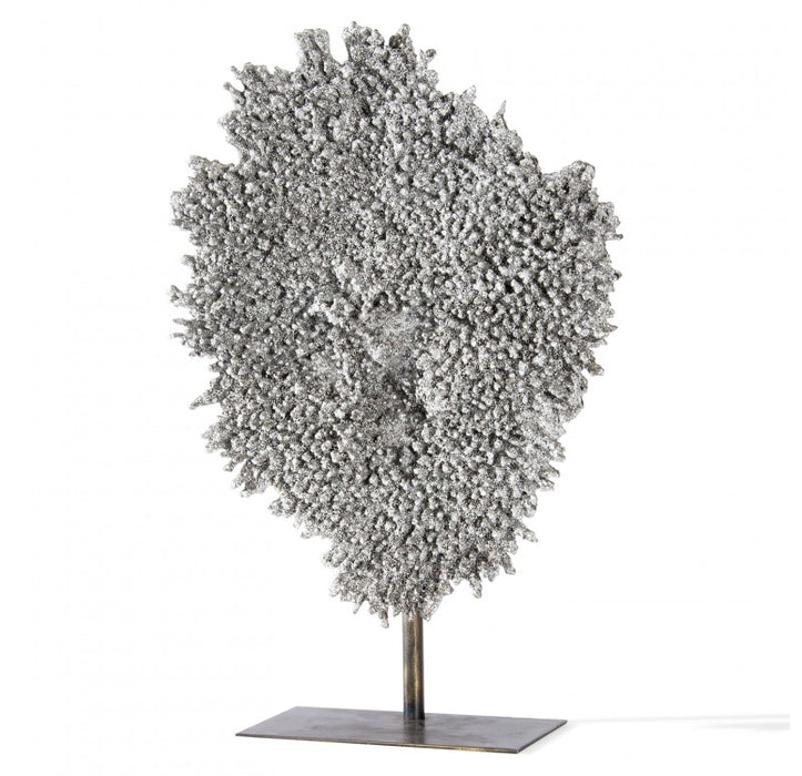 Gold Leaf Design Coral 21" H Sculpture - Trovati