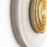Zen Yang Wall Art | Gold Leaf Design | White | Gold | Trovati Studio